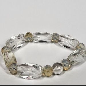 SWAROVSKI 80s vintage Crystal and glass bracelet